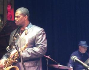 Nick on Drums with The Ray Blue Quartet